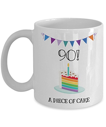 Happy 90th Birthday Funny 11oz 15oz Coffee Mug Great Fun | Desertcart Belize