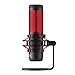 HyperX QuadCast – USB Condenser Gaming Microphone, for PC, PS4 and Mac, Anti-Vibration Shock Mount, Four Polar Patterns, Pop Filter, Gain Control, Podcasts, Twitch, YouTube, Discord, Redthumb 1