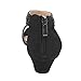 Beston ID27 Girl's Rhinestone Ankle Strap Back Zipper High Heel Dress Sandals
