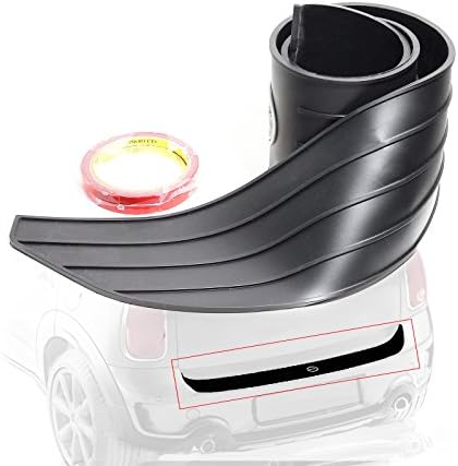 Rear Bumper Trunk Load Edge Anti-Scratc Guand Trim Rubber Strip for MINI Cooper Countryman R60 (Black)