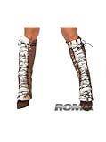 Fur/Suede Lace up Leg Warmer