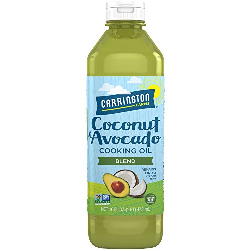 Carrington Farms gluten free, hexane free, NON-GMO, free of hydrogenated and trans fats in a BPA free bottle, liquid coconut and avocado cooking oil, 16oz (ounces), Packaging May Vary - Thumbnail 4