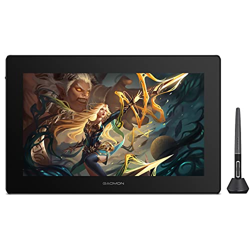 GAOMON PD1621 15.6 Inch 4K Finger Touch Screen Drawing Tablet 105% NTSC ...