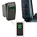 ALAVENTE Left A Pillar Switch Pod Panel + 4 Rocker Switches for JEEP Wrangler 2011 2012 2013 2014 2015 2016 2017 JK/JKU (Driver Side)