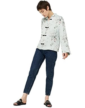 Mango Women's Printted Kimono Jacket