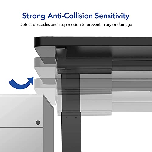 FlexiSpot E9 Standing Desk Adjustable Height Quick Installation with Memory Controller, 48x24