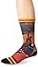 Stance Men's Alonzo Mourning Miami Heat Crew Socks, Black, Sock Size:10-13/Shoe Size: 6-12