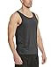 Baleaf Men's Athletic Performance Stripe Tank Top Black Size L