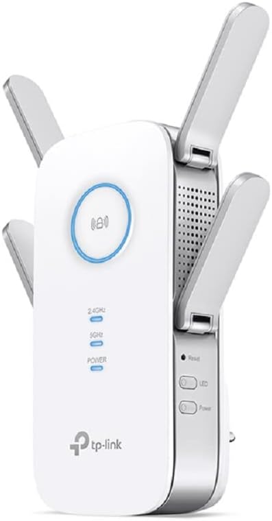 TP-Link RE655 WLAN Extender AC2600 Dual Band 1733 Mbps 5GHz 800 Mbps 2.4GHz