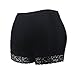 HelloTem Women Lace Seamless Butt Hip Enhancer Shaper Panties Underwear , Black , (US Size 4-6) M