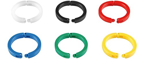 Laurel Ring Binders, Pack of 100, Bag, 23 x 4.2 x 23 mm, Assorted, 4001782202053