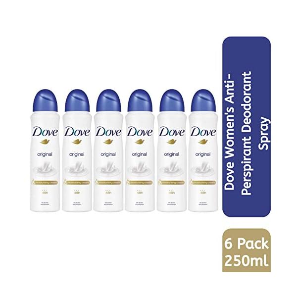 Dove-Original-Spray-Anti-Perspirant-Deodorant-250ml-Case-of-6 Dove Original Spray Anti-Perspirant Deodorant 250ml Case of 6