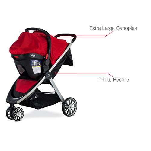 BRITAX BLively Travel System with BSafe 35 Infant Car Seat One Hand
