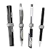 BTSKY Stainless Steel Magnetic Pen Holder Clips- Magnetic Pen Clip Holder Fit Any Size Pens Magnetic Push pins for Refrigerator Whiteboard Erase Board and Bulletion Board Map(4pcs)