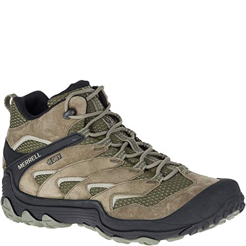 Merrell Men's Chameleon 7 Limit Mid Waterproof Hiking Boot, Dusty Olive, 10.5 Medium US