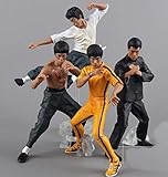 Cool Bruce Lee Kung Fu PVC Action Figures Collection Toys 4pcs/set New in Box by Nuchanart