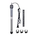 HITOP 50W 100W 300W Aquarium Fish Tank Heater, Traditional Glass Aquarium Heater with Thermometer (300W-grey)