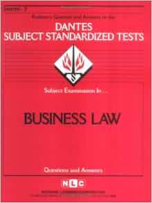Dsst Business Law Ii Passbooks Dantes Subject