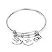 CJ&M Graduation Gift Jewelry Stainless Steel 2017 She Believed She Could So She Did Bangle Bracelet Inspirational Gift for Girl,Women....