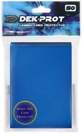 YuGiOh D Dek Prot Flat Gaming Card Sleeves Ocean Blue 50 Count