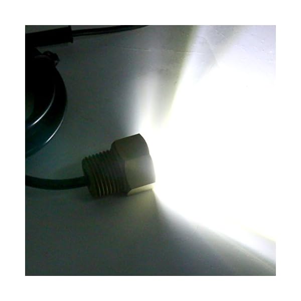 Amarine-White-Cree-LED-Boat-Drain-Plug-Underwater-Light-3WX3W-Garber-fishing-Swimming-Diving-12-NPT-White