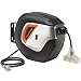 Extension Cord Reel, Giraffe 50+4.5ft Cord Reel, 14AWG/3C SJTOW, Triple Tap with LED Lighted Connector primary