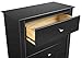 Black Kallisto 6 Drawer Dresser