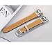 bayite Leather Bands Compatible Fitbit Charge 2, Replacement Accessories Straps Women Men, Beige
