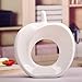Guo's Ceramic Statues of Apple Figurine Home Decor Pottery Decorative Sculpture Large 9 Inch 5 Colors (Apple White)
