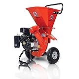 GreatCircleUSA Wood Chipper Shredder Mulcher Heavy Duty 212cc Gas Powered 3 in 1 Multi-Function 3" Inch Max Wood Diameter Capacity EPA/CARB Certified Aids in Fire Prevention & Building a Firebreak