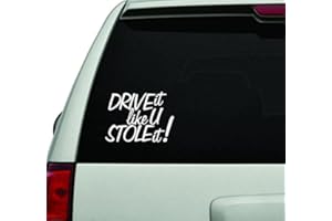 BOOP DECALS Drive It Like You Stole It JDM Car Truck Window Windshield Lettering Decal Sticker