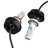 Bluelasers H11 LED Headlight Conversion Kit - 80W 8000LM COB LED - Replaces Halogen & HID Bulbs (6000K)