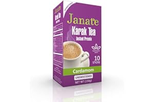 Janate - Karak Tea - Instant premixed tea 100% Natural (Cardamom Unsweetened)