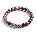 iSTONE Men Women 8mm Natural Stone Beads Bracelet Stretch Beaded Chakra Reiki Healing Bracelet 7 ''