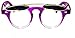 Round Flip up 42mm Django Levante Gafas De Sol Sunglasses (Purple)