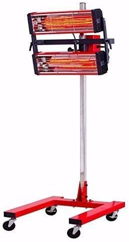 110V Baking Infrared Paint Curing Lamp 201 Heater Heating Light spray Speeds cure time 60% to 80% faster.