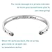 TONY & SANDY Funny Gag Inspirational Christmas Gifts for Women Female Keep Fucking Going Cuff Bracelet Mantra Motivational Friendship Birthday Encouragement Adult Stocking Stuffers Jewelry