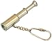 Hampton Nautical  Solid Brass Telescope Key Chain, 6