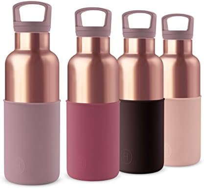HYDY Vacuum Insulated Thermal Water Bottle - BPA Free Stainless Steel - Hold Ice Longer - Keep Drinks Hot - Rust Proof - Modern Stylish Flask in 2 Sizes & 20+ Colors