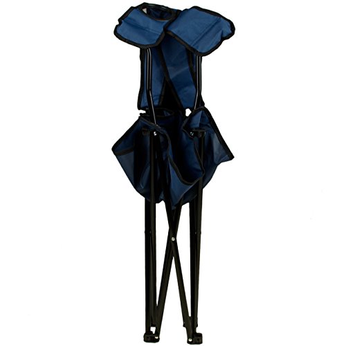 Nexos Angelstuhl Anglerstuhl Faltstuhl Campingstuhl Klappstuhl mit Armlehne und Getränkehalter praktisch robust leicht – Bild 4