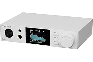 LEAUDIO Topping DX5 II Fully Balanced DAC & Headphone Amp Combo Dual ES9039Q2M DSD512 PCM768kHz LDAC Decoder Amplifier (White)