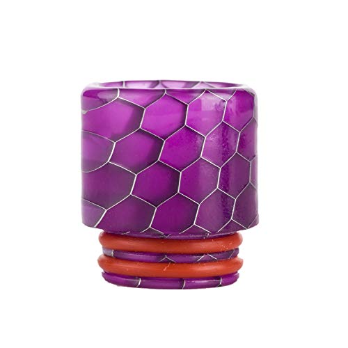 CENGLORY Resin Quick Fitting 810 Drip Tip Connector for RO System Refrigerator Ice Maker Coffee Mod Machine (Purple,2PCS) - Thumbnail 3