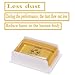 Violin Rosin Natural Low Dust for Viola and Rosin Cello for Bows 2 Pack