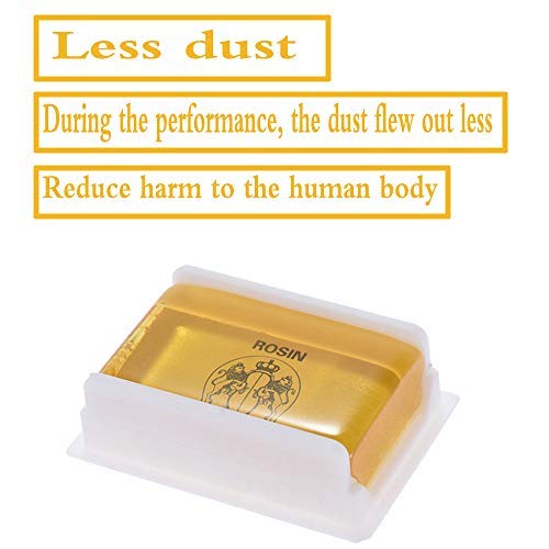 Violin Rosin Natural Low Dust for Viola and Rosin Cello for Bows 2 Pack