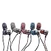 Jelly Matte Bulk Earbuds 30 Pack - Classroom Earbuds for Students, Wired Ear Buds Bulk for School, Teachers, and Kids - Durable and Comfortable, Tangle-Free Cord, 3.5mm Jack, Colorful Earbuds