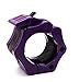 Greententljs Barbell Clamps 2 Inch Olympic - Pair of Collars Quick Release Locking Barbell Workout Pro Weight Plate Clamp Clips for Gym Power Heavy Weightlifting Fitness (Purple)