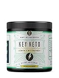 Exogenous Ketone Supplement, Key Keto: Patented BHB Salts (Beta-Hydroxybutyrate) - Formulated for Ketosis, to Burn Fat, Increase Energy and Focus, Supports a Keto Diet. Lemon Lime Sherbet 15 Servings