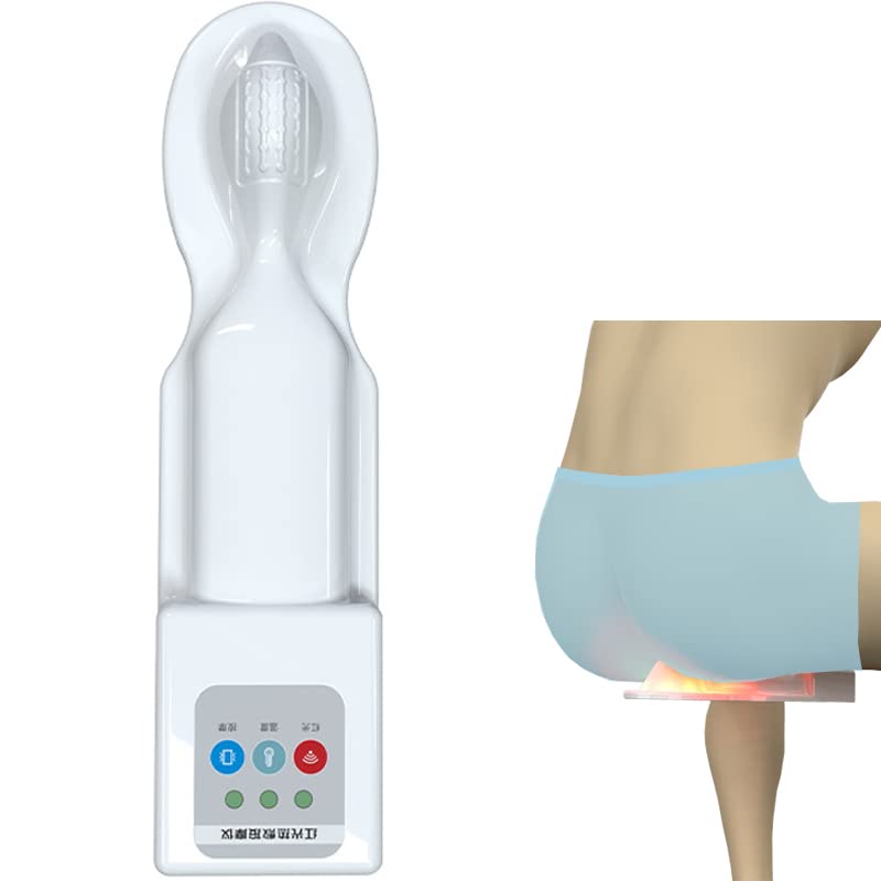 Instrument for Hemorrhoids Fissure,Red Light Penetration,Hot Compress Vibration Massage Fast Hemorrhoid Relief Treatmentinstrument Machine Portable Specialized in Internal/External/Mixed Hemorrhoid.
