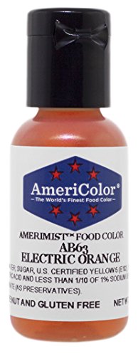 AmeriColor AmeriMist Electric Orange Airbrush Food Color, .65 oz