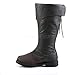 Funtasma Men's Captain-110, Black/Brown Distressed Polyurethane, Medium/10-11 M US